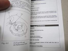 Honda Fourtrax 300 4X4 1997 Owner´s Manual -mönkijä, käyttöohjekirja englanniksi
