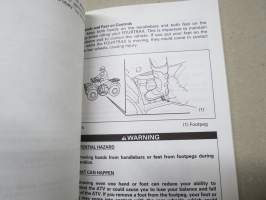 Honda Fourtrax, TRX450FE, Foreman FE 4X4 2001 Owner´s Manual -mönkijä, käyttöohjekirja englanniksi