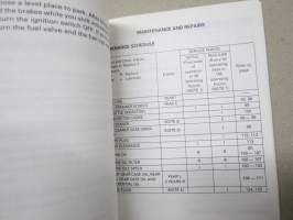 Honda TRX300FW 4X4 1994 Owner´s Manual -mönkijä, käyttöohjekirja englanniksi