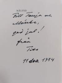 Måltid (signeerattu, tekijän omiste)