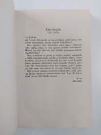 Kirjeitä hyllystäni (tekijän signeeraama saatekortti)
