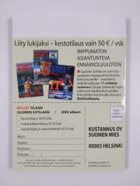 Huomio! Reserviläisen käsikirja 2002 : Suomen sotilaan erikoisnumero 3/2002