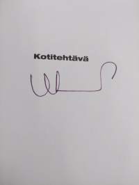 Kotitehtävä : rakentajan ilot ja murheet (signeerattu)