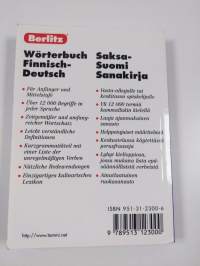 Finnisch-Deutsch : Wörterbuch = Saksa-suomi : sanakirja - Saksa-suomi - Saksa-suomi, suomi-saksa sanakirja