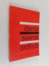 Dansk-svensk ordlista