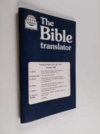 Technical papers for the bible translator Vol. 60, No. 1, January 2009