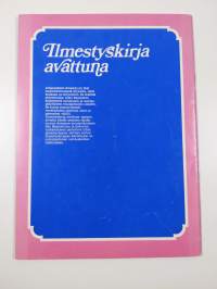 Ilmestyskirja avattuna