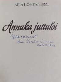 Annuka juttuloi (signeerattu)