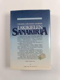 Lakikielen sanakirja : suomi-englanti