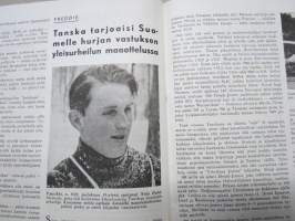 Urheilijan Joulu 1942 - Urheilukuvasto nr 4, Voimistelun tulevaisuus, Suurhiihtäjä Kalle Jussila, Vierumäen Urheiluopiston löytäminen, Taisto Mäki, A.E. Järvinen...