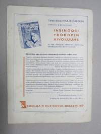 Urheilukuvasto nr 1 (1945), Kansikuva Yrjö Piitulainen, Ylioppilasurheilu, Mestaripoikien äidit, Lena Ringbon merimiehenä v. 1931 Erikssonin purjelaiva &quot;Viking&quot;´llä