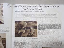 Urheilukuvasto nr 1 (1945), Kansikuva Yrjö Piitulainen, Ylioppilasurheilu, Mestaripoikien äidit, Lena Ringbon merimiehenä v. 1931 Erikssonin purjelaiva &quot;Viking&quot;´llä