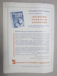 Urheilukuvasto nr 1 (1945), Kansikuva Yrjö Piitulainen, Ylioppilasurheilu, Mestaripoikien äidit, Lena Ringbon merimiehenä v. 1931 Erikssonin purjelaiva &quot;Viking&quot;´llä