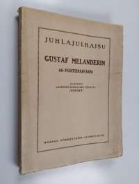 Juhlajulkaisu Gustaf Melanderin 60-vuotispäiväksi