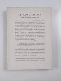 J.K. Paasikivis linje 1898-1914 : Under ofärdsåren