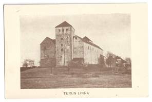 Turku Turun Linna -  paikkakuntakortti  postikortti kulkematon