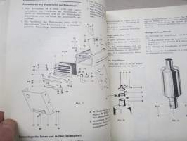 Zetor 8011, 8045, 12011, 12045 Werkstättenhandbuch -saksankielinen korjaamokirja / korjausohjekirja