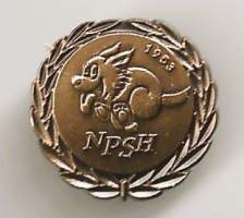 NPSH 1953 pinssi rintamerkki