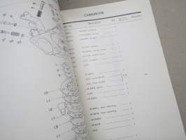 Yamaha SL300C 1973? Snowmobile parts list -moottorikelkka, varaosaluettelo