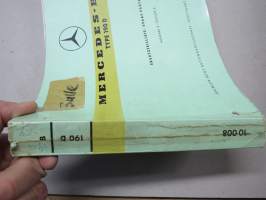 Mercedes -Benz Type 190 D, 10 008, Ersatzteilliste Ausgabe B, Stand von Mai 1959 - Spare parts list edition B, as per May 1959 -varaosaluettelo