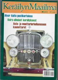 Keräilyn Maailma  2001 nr 2 - Alvar Aalto postikortit, Koira keräilykuvat, Pyhimys Volvo, ABB, Sepon Penni, Nalle Museo, sotalasten tarina, Joka Poika,