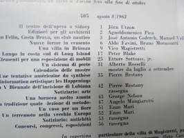 Domus architettura arredamento 405 agosto 1963