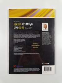 Tekstinkäsittelyn pikaopas : Word 2007