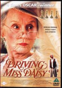 DVD - Driving Miss Daisy, (Palveluksessanne, Miss Daisy, 1989. ). Neljän Oscarin voittaja!
