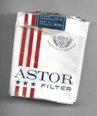 Astor Filter   - tyhjä pehmeä tupakka- aski