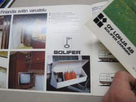 Solifer Finlandia 530 / 600 matkailuperävaunu / asuntovaunu -myyntiesite