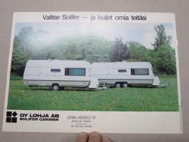 Solifer Finlandia 530 / 600 matkailuperävaunu / asuntovaunu -myyntiesite