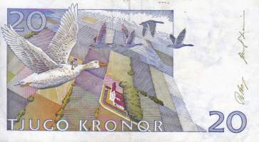 Ruotsi 20 tjugo kronor seteli