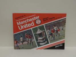Manchester United vs Derby County Official Programme January 1978