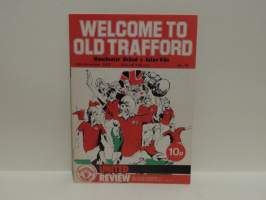 Manchester United vs Aston Villa Official Programme November 1975