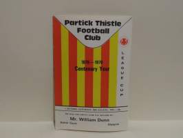 Partick Thistle Football Club vs Dundee August 1976