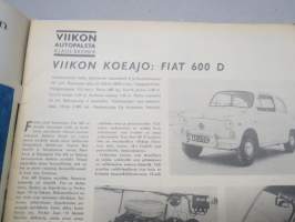 Viikkosanomat 1963 nr 9, 1.3.1963, New York - Värikuvakertomus, Fiat 600 D koeajo, Suuronnettomuuteen varautuminen, Katangan viimeiset päivät, Tähtilippu riisipelto