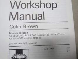 Volvo 340 &amp; 360 Series 1976-1987 Owners Workshop Manual