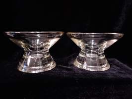 2 x kynttilänjalka Kartio Iittala