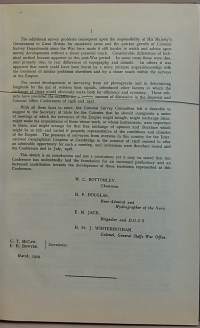 Empire Conference of Survey Officers 1928 - Report of Proceedings. (Maanmittaus, siirtomaat)