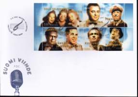 Suomi FDC (ensipäiväkuori) Suomi viihde V45 (6.9.1999). LAPE 1480-1485.