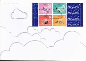 Suomi FDC (ensipäiväkuori) Ilmailun historiaa V57 (3.3.2003). LAPE 1636-1639.