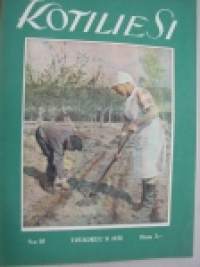 Kotiliesi 1930 nr 10, pojan kesä, pinaattikasvit puutarhassa, tyttärien ammattikasvatuksesta