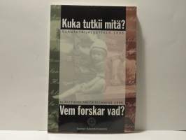 Kuka tutkii mitä? Sukututkijaluettelo 1996