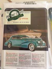 Peltipostikortti - Original Metal card - nostalgic-art collection - Cadillac (vihreä)