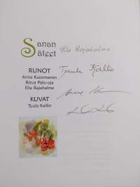 Sanan säteet (signeerattu)