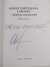 Selviä voittajana lamasta : tästä ja seuraavasta (signeerattu, tekijän omiste)