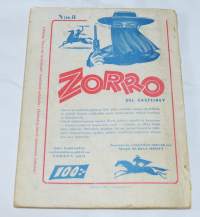 Zorro N:o 8  Verta auringossa