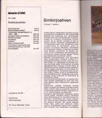 Akvaariolehti 3/ 1980. Kuukauden kala on sinikirjoahven.