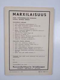 Marxilaisuuden peruskurssi 2 jakso