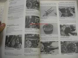Kawasaki KZ400 KZ500 KZ550 Motorcycle service manual -korjaamokirja